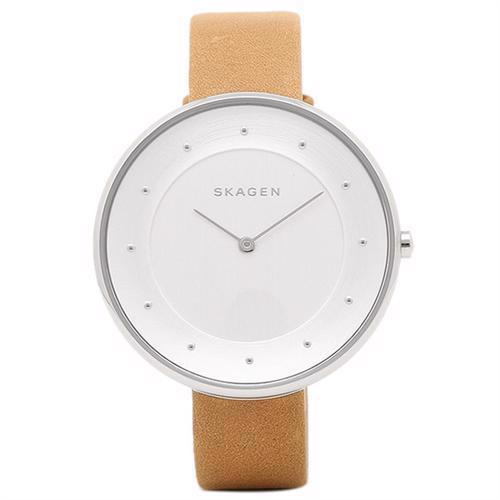 Image of Gitte rustfri stål quartz Dame ur fra Skagen, SKW2326